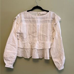Loeffler Randall ruffle blouse
